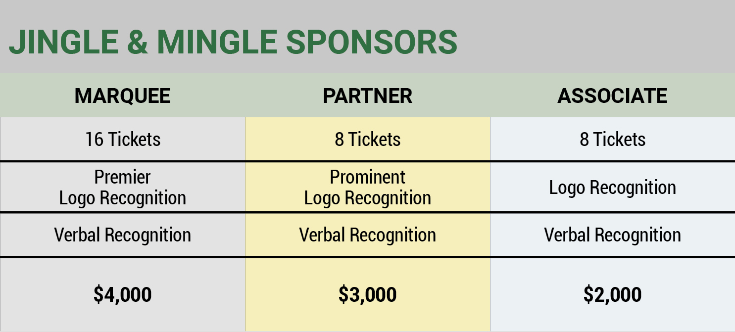 Jingle and Mingle Sponsorships