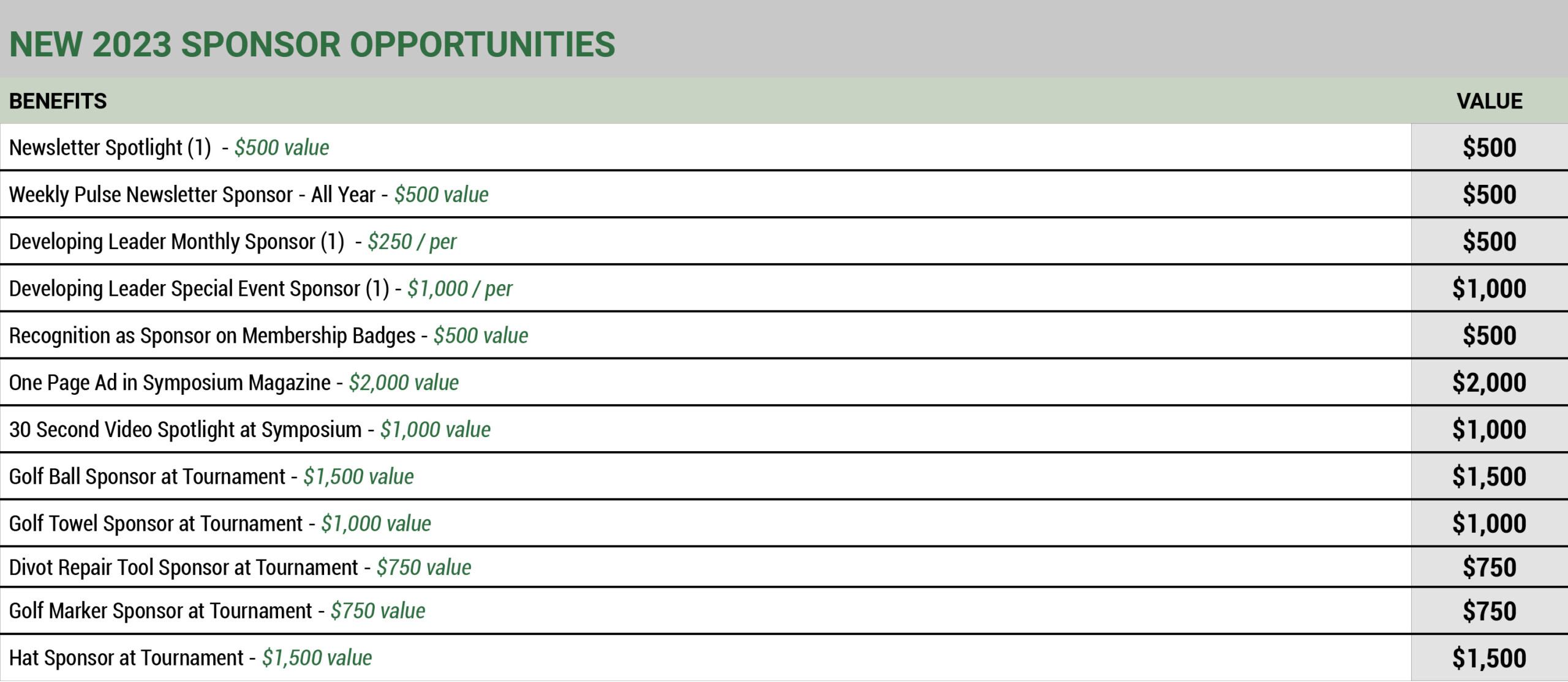 Jingle and Mingle Sponsorships